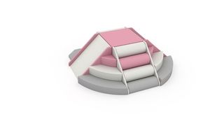 Conjunto de Equipamentos de Playground Interno para Crianças com Blocos de Escalada para Uso em Shopping e Escolas - Product Image 3