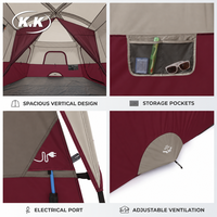 Tente familiale grande capacité à parois droites Kawagebo Kamp (KK) avec sac de transport pour camping en plein air et en voiture – Fournisseur