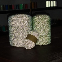 Reflective Acrylic Hand Knitting Yarn Reflective Crochet Yarn Bright-colored Knitting Yarn for Thanksgiving Day Christmas Gift