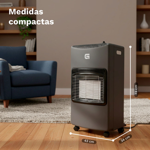 Chauffage au gaz butane portable 4200W, 3 niveaux de chaleur, utilisation intérieure et extérieure - Product Image 3
