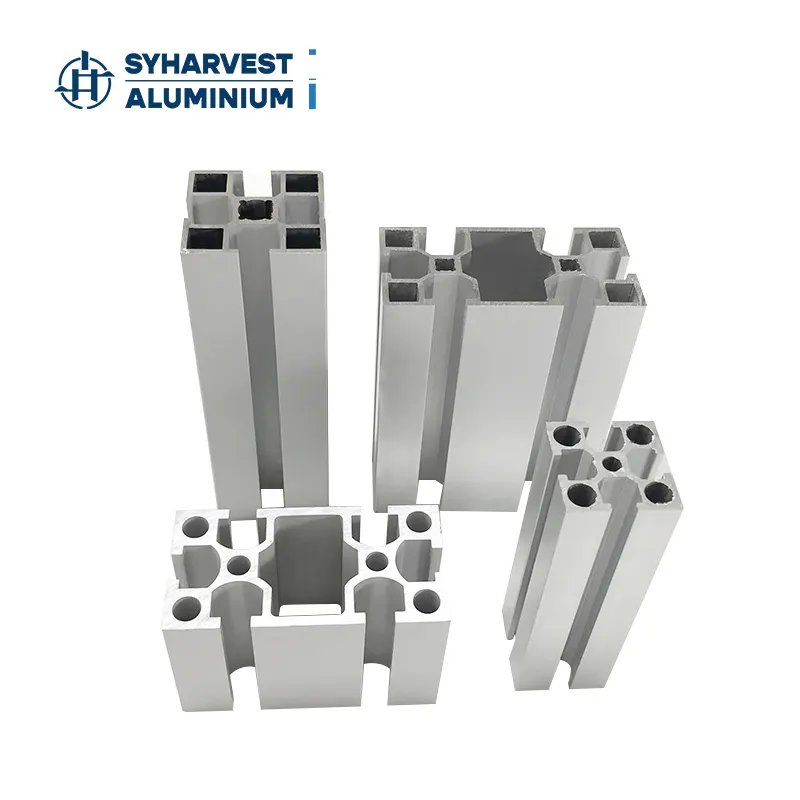 Factory 6061 6063 aluminum extrusion profile for industry produced by large press t slot aluminum profile