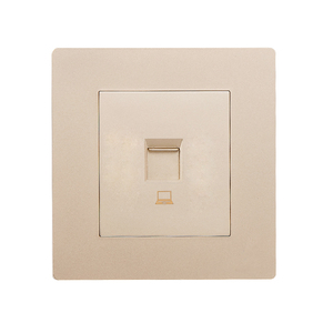 <span class=keywords><strong>Prise</strong></span> murale standard <span class=keywords><strong>en</strong></span> Aluminium satiné, 86x88mm, <span class=keywords><strong>prise</strong></span> de données, pour <span class=keywords><strong>t</strong></span>éléphone, <span class=keywords><strong>t</strong></span>élévision, RJ11 - Product Image 1