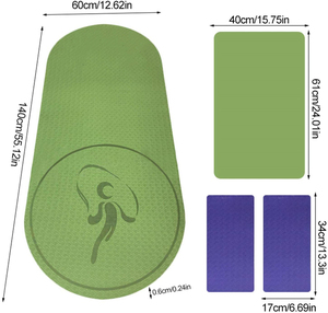 Shock Absorption Mute Dancing Yoga Pad,for Home Tpe Eco Friendly Non Slip Fitness <strong>Skipping</strong> Exercise <strong>Mat</strong> - Product Image 2