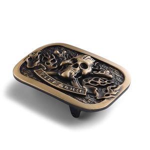 Hebilla de Cinturón de Metal Grabada con Llama, Personalizada, de Alta Calidad, Nuevo Diseño, Superventas - Product Image 1