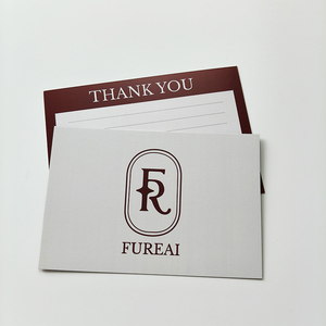 Chất lượng cao tùy chỉnh in cảm ơn bạn thẻ và kinh doanh thẻ với Double Sided in ấn trên cao cấp tráng giấy - Product Image 1