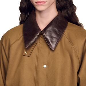 Blouson Moto Femme Haut de Gamme Imperméable Réversible Écologique Hiver Automne Rétro Vintage Tendance en Nylon/Coton - Product Image 6