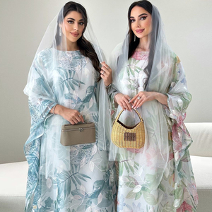 Vestido Elegante Bordado OEM <span class=keywords><strong>para</strong></span> <span class=keywords><strong>Bodas</strong></span> en el Medio Oriente, <span class=keywords><strong>Vestidos</strong></span> Kaftan <span class=keywords><strong>Marroquíes</strong></span> Transpirables de Poliéster Modestos <span class=keywords><strong>para</strong></span> Eid, <span class=keywords><strong>para</strong></span> Mujer - Product Image 2