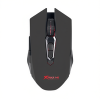 Souris de jeu sans fil Inalambeico RATON DE - Rétroéclairage RVB, 2,4 GHz, programmable, 11 boutons, ergonomique, pour droitier, optique