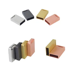 USBフラッシュドライブ8Gb 16Gb 32GbカスタマイズロゴミニUSBフラッシュドライブ金属メモリーUSB 2.0スティックペンドライブ - Product Image 1