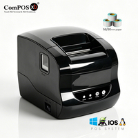 Printer Label Thermal Android untuk Sistem Dapur Restoran POS, Printer Thermal 82mm Berkualitas Tinggi untuk Windows Desktop, Tersedia dalam Stok