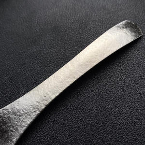 Cuillère en titane pur, design fleur de glace cristallisée, légère, portable, cuillère de voyage, couleur unie, pour adultes - Product Image 2