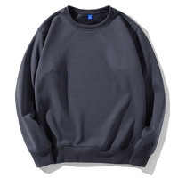 430G Velours Polaire Lourd Sweats Hiver Porter Ras Du Cou Sweat Logo Personnalisé Haute Qualité En Gros Hommes Crew Sweats