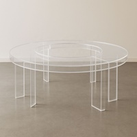 Table en acrylique pour enfants, forme de serpent, boîte transparente avec dessus et pieds, meubles pour enfants pour les fêtes et les événements, prix d'usine