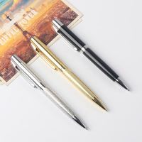 Stylo à bille en métal style Mont avec logo personnalisé, largeur d'écriture de 1.0mm, cadeau