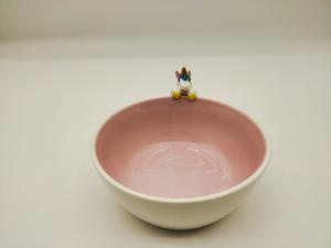 Cuenco <span class=keywords><strong>de</strong></span> cerámica Porky Pig pintado a mano personalizado, estilo bohemio Oriental ecológico para el hogar, cocina, ensaladera <span class=keywords><strong>de</strong></span> Año Nuevo - Product Image 4