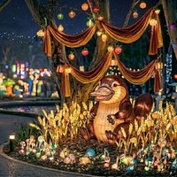 Lebendige Freizeitpark-Laternen-Interaktionsdekoration für Neujahr Innen-/Außenbereich Themenpark-Lichtshow