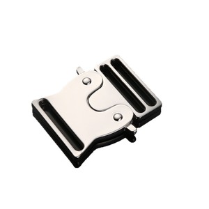 Hebilla de cinturón metálica de doble punta, de aleación de zinc, ajustable, para mochila, estilo casual, minimalista urbano, color sólido - Product Image 2