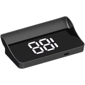 Dernier compteur de vitesse de pare-brise Projecteur à affichage tête haute GPS avec LCD Accessoires de voiture universels avec entrée Type-C - Product Image 1