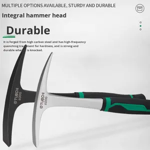 Martillo-Pico Multifuncional para Exploración Geológica, Senderismo, Partición de Leña y Excavación de Tierra - Diseño Integrado - Product Image 2