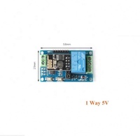 Módulo de relé inalámbrico ESP8266 ESP-01, 5V, 12V, 1, 2 y 4 vías, WiFi, para casa inteligente