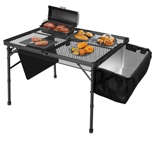 Mesa Plegable para Camping, Resistente y de Alta Resistencia, para Buffet, Bodas, Mercados, Fiestas en el Jardín, Maletero del <span class=keywords><strong>Coche</strong></span>, Puesto de Venta, Picnic - Product Image 5