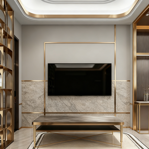 Profili Decorativi Moderni in Acciaio Inox per Famiglie, Profili a T per Piani di Lavoro, Pareti, Pavimenti, Profili Decorativi per Piastrelle in Acciaio 304 - Product Image 1