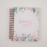 Carnet de budget de mariée OEM/ODM, carnet de notes, livre d'or de mariage, planificateur de mariage pour un mariage heureux
