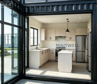 Maison Conteneur Préfabriquée Extensible, Conteneur Modulable, Vente en Gros, 40ft 20ft, Maisons Pliantes Extérieures, Tiny Houses Insonorisées pour l'Extérieur