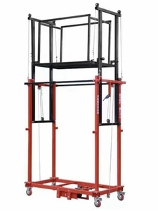 Nuova Piattaforma di Sollevamento Mobile Pieghevole in Acciaio Multifunzionale 2-12 Metri, Elevatore Idraulico Telescopico Automatico 0,5 Tonnellate - Product Image 1