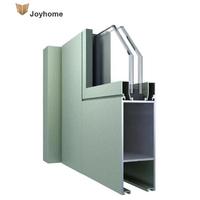 2025 nouvelle porte de vitrine en aluminium Style français porte en verre entrée battante commerciale Kfc poulet porte en aluminium