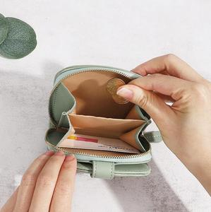 Wholesale Custom Printed Women Coin <b>Purse</b> New Design Cute Card Holder Ultra-Thin Wallet High Quality PU Multi-card Zipper Wallet - Product Image 4