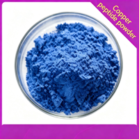 GHK-CU 98% Poudre de Tripeptide-1 de Cuivre CAS 89030-95-5 & CAS 49557-75-7 Extrait Végétal de Vitamine Qualité Cosmétique