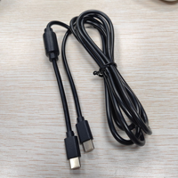 Câble de charge pour manette avec anneau magnétique, en PVC, logo gaufré, cordon USB-C pour PS5 Playstation 5 P5, manette de jeu