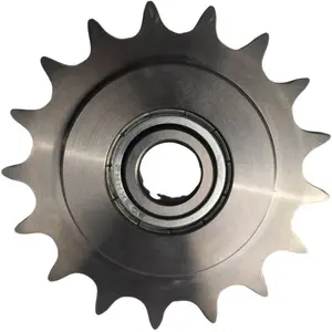 OEM Customizable ISO Standard Steel Ball Bearing Idler Sprocket