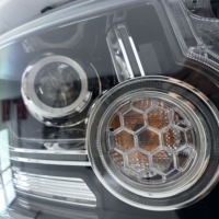 Phare avant droit pour Land Rover Discovery 4 LR4 L319 LR052380, ensemble de phares Bi-Xénon LED, système d'éclairage pour restylage 2014-2016