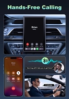 Lecteur multimédia portable de 7 pouces avec navigation GPS IPS écran tactile BT5.0 prise en charge pour Carplay MP5 et Android Auto