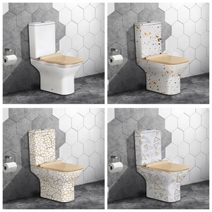 Inodoro de Cerámica para Baño, de Forma Cuadrada, con Descarga por Arrastre, de Lujo, Fabricante de Inodoros - Product Image 6