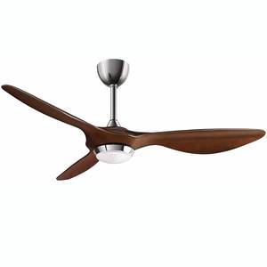 Ventilateur de plafond LED à 5 pales de 52 pouces avec télécommande, moteur BLDC à économie d'énergie, variateur de vitesse à 5 niveaux et lumière intégrée - Product Image 1