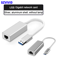 Precio de fábrica USB 3,0 a RJ45 Adaptador LAN 1000Mbps Tarjeta de red Ethernet Plug and Play 88179 USB a Lan Giga para computadora portátil