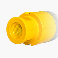 Jeu de scies cloches multi-tailles à revêtement diamanté jaune pour la découpe efficace de carrelage, verre et pierre, avec étui en aluminium, modèle 030