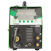Poste à souder multifonction professionnel 200 A, onduleur HF TIG, MIG gaz et sans gaz, fil fourré, MMA 40 A, découpe plasma CT-520