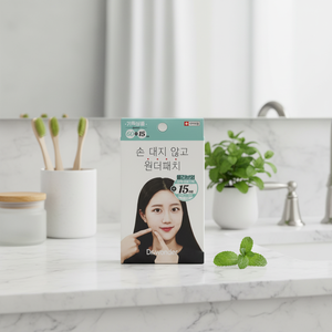 แผ่นแปะสิวสีมิ้นท์คุณภาพดีจำนวน60ชิ้น + 15แผ่นแปะมหัศจรรย์ - Product Image 3