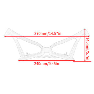 Nariz de pico de motocicleta XXUN para YAMAHA 2017 <span class=keywords><strong>MT09</strong></span> MT 09 2020-2017 2018 2019 2020 carenado de nariz delantera - Product Image 6