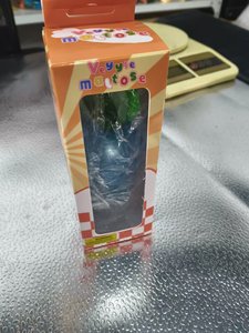 Glitter Clear Carrot Maltose Squishy Stress Relief Squeeze <b>Fidget</b> <b>Toy</b> With Color <b>Box</b> Packaging - Product Image 5