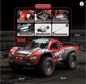 JJRC Q130 1:16 70KM/H 4WD Coche RC de 4 Canales con Motor sin Escobillas, Camioneta Monstruo de Alta Velocidad para Derrapes, Alcance de 120m, Listo para Usar con Cargador - Product Image 5