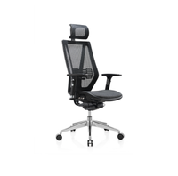 Chaise de bureau de direction ergonomique pivotante en tissu maillé gestionnaire de levage meubles de joueur support lombaire réglable moderne pivotant