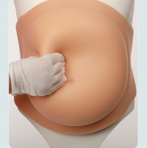 Barriga de Silicona Realista para Embarazo, <span class=keywords><strong>Disfraz</strong></span> de <span class=keywords><strong>Embarazada</strong></span> para Actores, Accesorios de Cine, Cosplay de Maternidad - Product Image 6