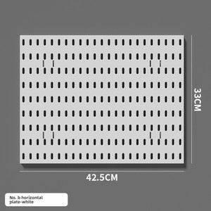 クロスボーダー専用ノードリルウォールマウント収納ラックコンビネーションオーガナイザー穴あきボードフィットネスウォールチャートバスルーム用 - Product Image 6
