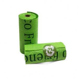 ถุงเก็บมูลสัตว์เลี้ยงแบบย่อยสลายได้ทางชีวภาพ OEM ยอดนิยม เป็นมิตรกับสิ่งแวดล้อม  ออกแบบลวดลายพิมพ์เองได้ ถุงเก็บอุจจาระสุนัขแบบย่อยสลายได้ทางชีวภาพ - Product Image 6