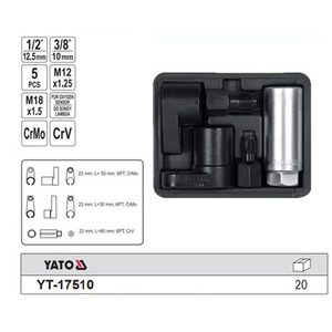 Kit d'outils de réparation automobile E-Tuo, ensemble de 5 manchons pour capteur d'oxygène YT-17510 - Product Image 2